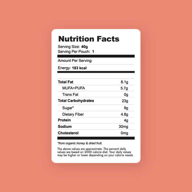 Fruit & Nut Energy Bars (Pack of 6)