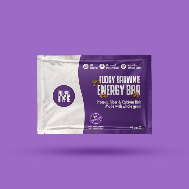 Fudgy Brownie Energy Bars (Pack of 6)